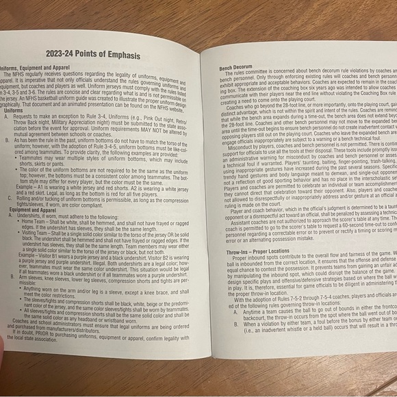 IAABO 23-24 Handbook and Rules book - Picture 8 of 10